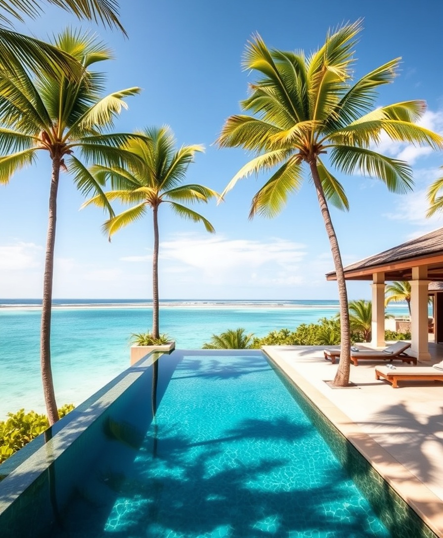 Villa tropical con piscina privada
